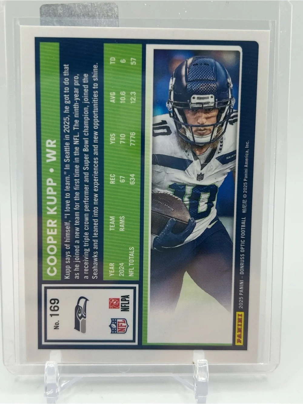 Cooper Kupp Seattle Seahawks Football Card 🏈